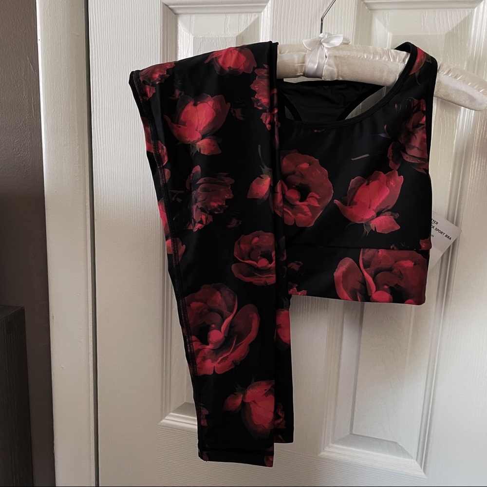 victoria’s secret sports bra + legging set